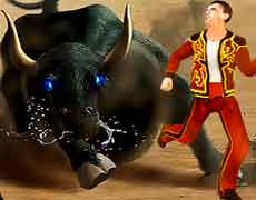 Angry bull game